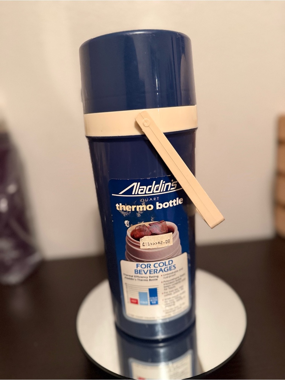 Blue Thermo Bottle - Insulated Cold Beverage Flask